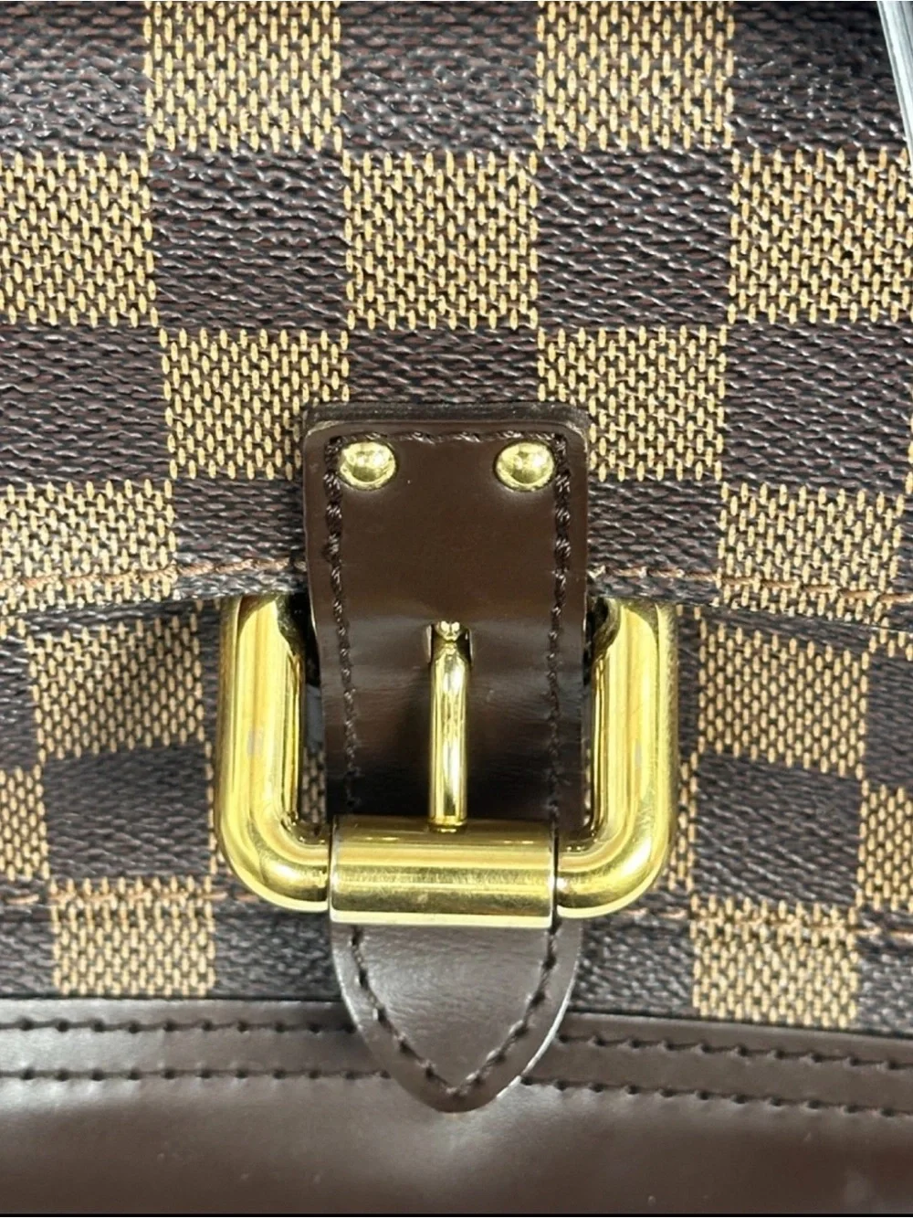 Louis Vuitton Damier Ebene Knightsbridge Top Handle Handbag
